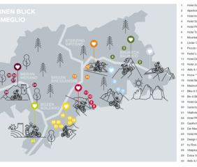 Mappa dei Bikehotels