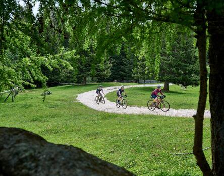 Gravel biking in the Dolomites