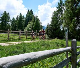 Gravel biking in the Dolomites