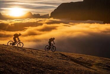 Sonnenaufgang in den Dolomiten