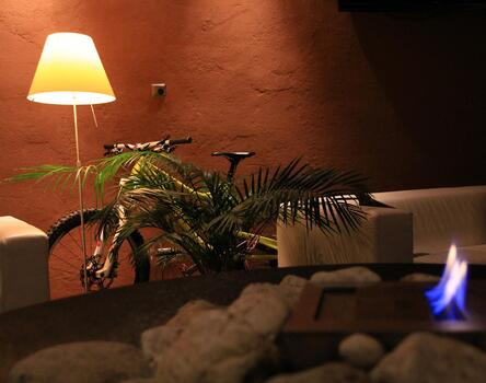 Lounge del Bikehotel Diana