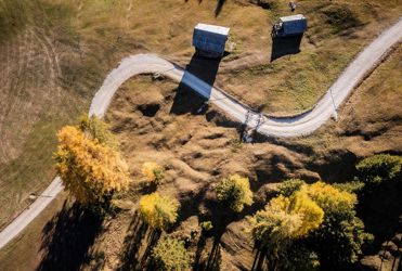 Herbst berge biken Su¨dtirol