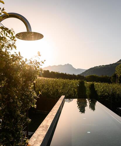 outdoor area at the Design Hotel Tyrol