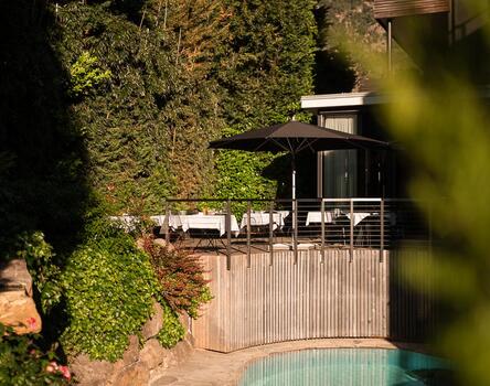 outdoor area of the Design Hotel Tyrol