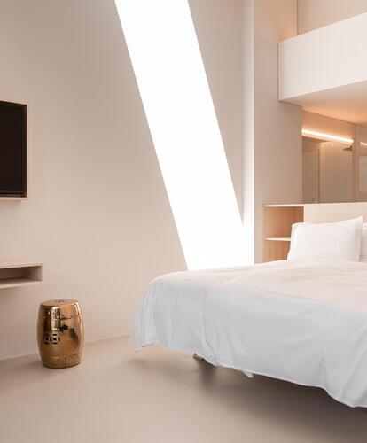 room at the Design Hotel Tyrol