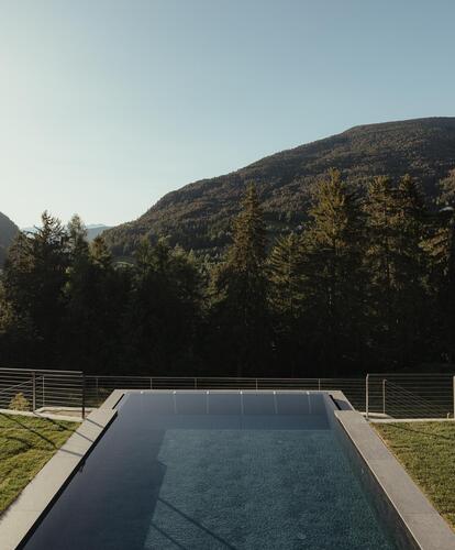 Piscina infinity dell’Hotel Digon