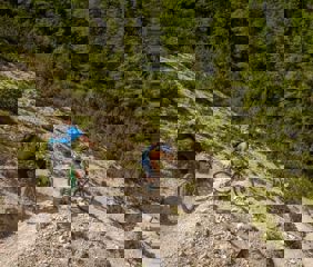 Fahrtechnik Kirsten Sörries - sicheres Absteigen wenn es sein muss