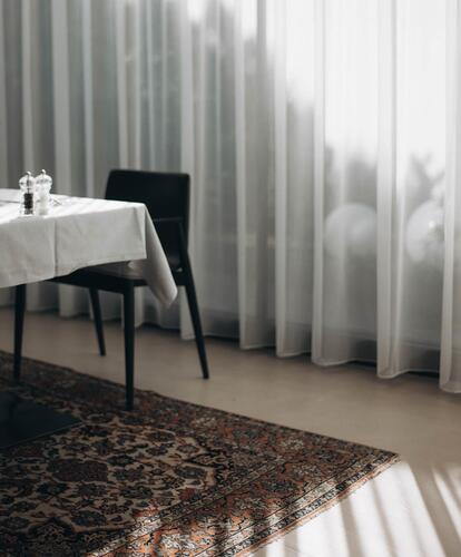 set table at the Design Hotel Tyrol